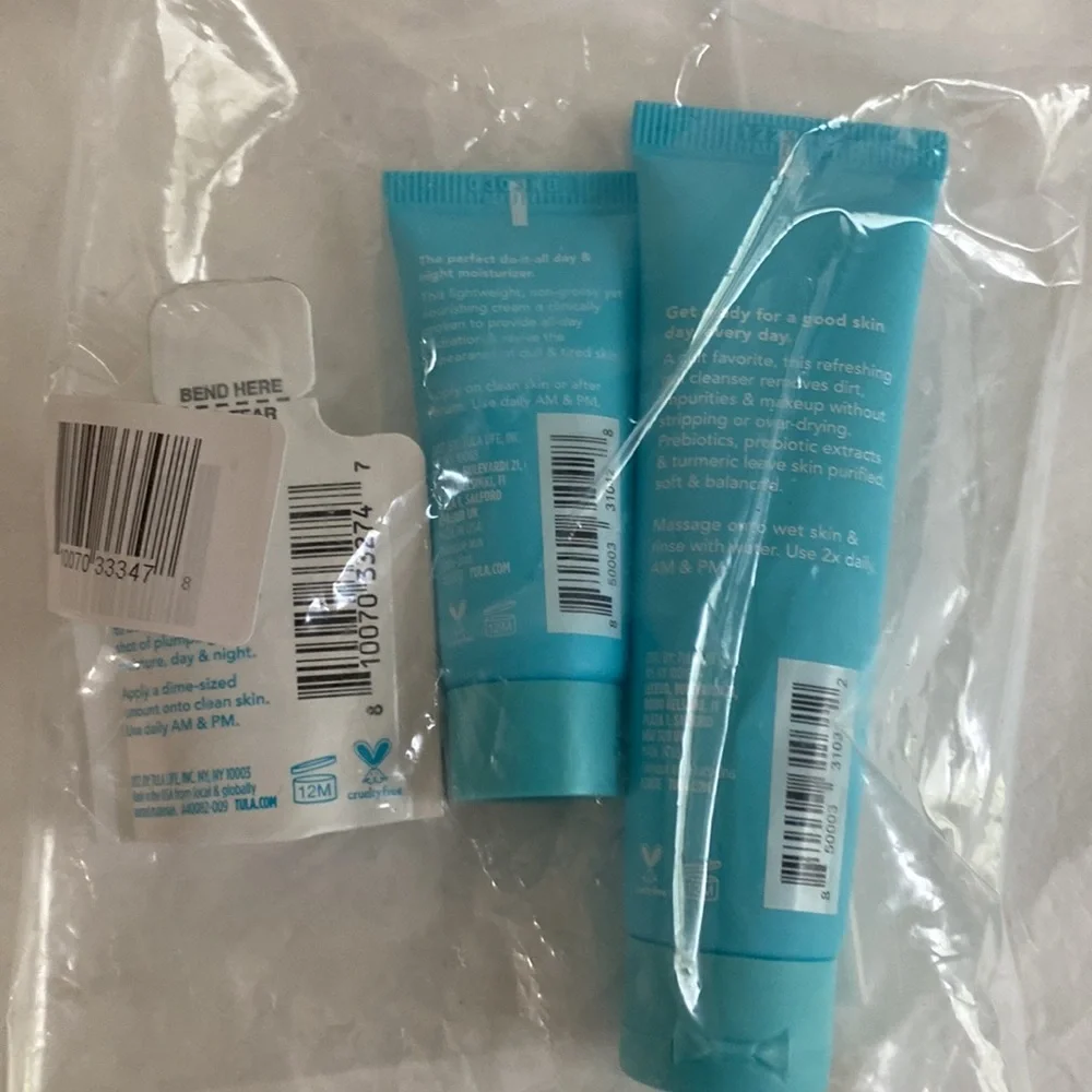 TULA 3p Cleanser Moisturizer Serum $50 Value NIP